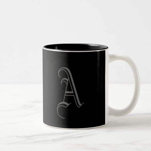 Tasse 2 Couleurs Monogrammes (Droit)