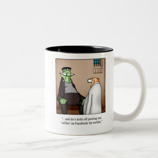 Tasse 2 Couleurs Monster Humour "Spectickles" (Droit)