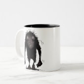 Tasse 2 Couleurs Monstre drôle Troll (Devant gauche)