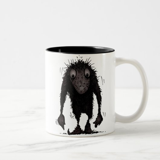 Tasse 2 Couleurs Monstre drôle Troll (Droit)