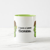 Tasse 2 Couleurs Monstre mignon de Frankenstein (Centre)