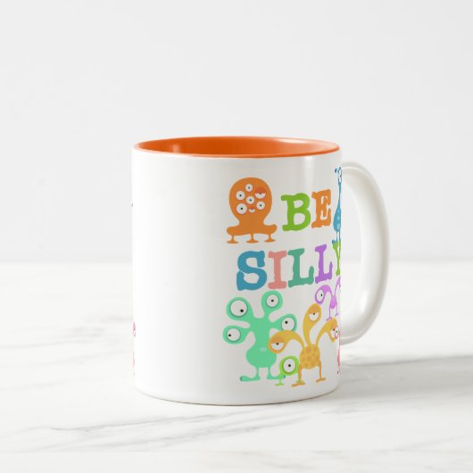 Tasse 2 Couleurs Monstres stupides (Devant droit)