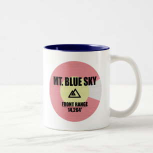 Tasse 2 Couleurs Mont Blue Sky Colorado
