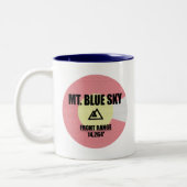 Tasse 2 Couleurs Mont Blue Sky Colorado (Gauche)