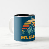 Tasse 2 Couleurs Mont Elbert Colorado Turquoise (Devant gauche)