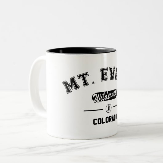 Tasse 2 Couleurs Mont Evans Wilderness (Devant gauche)