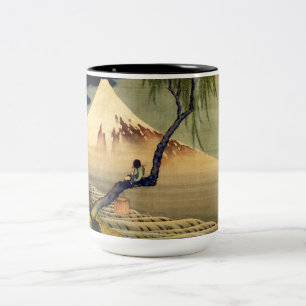 Tasse 2 Couleurs Mont Fuji Japonais Vintage