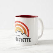 Tasse 2 Couleurs Mont Lafayette New Hampshire (Devant droit)