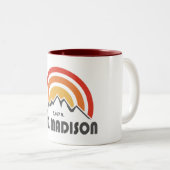 Tasse 2 Couleurs Mont Madison New Hampshire (Devant droit)