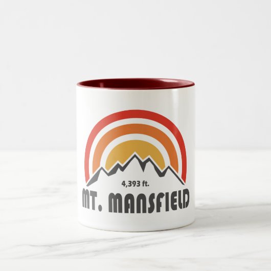 Tasse 2 Couleurs Mont Mansfield (Centre)