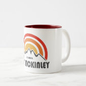 Tasse 2 Couleurs Mont McKinley Alaska (Devant droit)