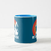 Tasse 2 Couleurs Mont Monadnock New Hampshire Sun Eagle (Centre)