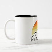 Tasse 2 Couleurs Mont Moosilauke New Hampshire Retro (Gauche)