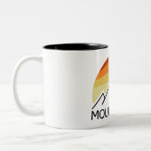 Tasse 2 Couleurs Mont Muir California Retro (Gauche)