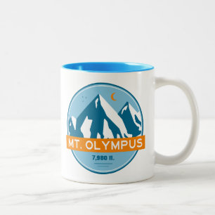 Tasse 2 Couleurs Mont Olympe Washington Étoiles Lune