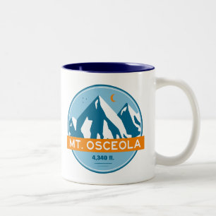 Tasse 2 Couleurs Mont Osceola New Hampshire Étoiles Lune