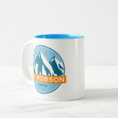 Tasse 2 Couleurs Mont Robson Stars Moon (Devant gauche)