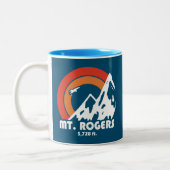 Tasse 2 Couleurs Mont Rogers Virginia Sun Eagle (Gauche)