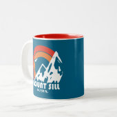 Tasse 2 Couleurs Mont Sill California Sun Eagle (Devant gauche)