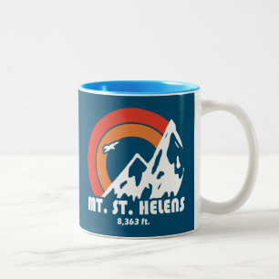 Tasse 2 Couleurs Mont St. Helens Washington Sun Eagle