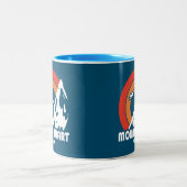 Tasse 2 Couleurs Mont Stuart Washington Sun Eagle (Centre)