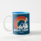 Tasse 2 Couleurs Mont Stuart Washington Sun Eagle (Gauche)
