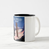 Tasse 2 Couleurs Mont Tremblant Ski Canada (Devant droit)