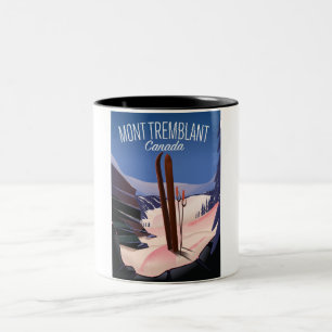 Tasse 2 Couleurs Mont Tremblant Ski Canada