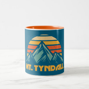 Tasse 2 Couleurs Mont Tyndall California Retro Turquoise