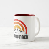 Tasse 2 Couleurs Mont Waumbek New Hampshire (Devant droit)
