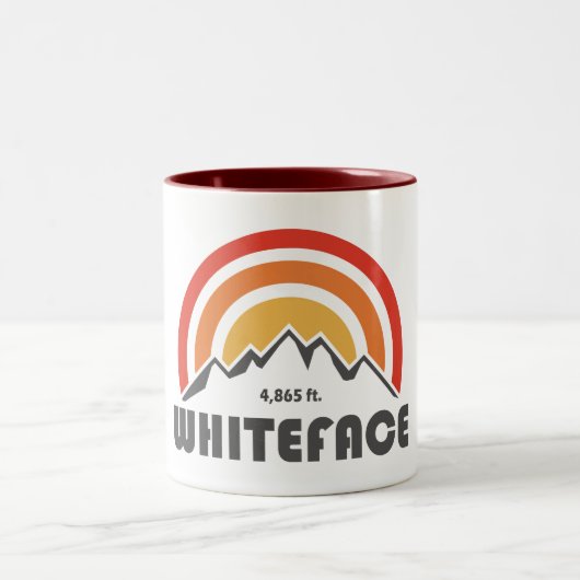 Tasse 2 Couleurs Mont Whiteface (Centre)