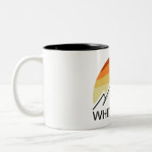 Tasse 2 Couleurs Mont Whiteface Rétro (Gauche)