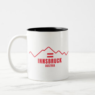 Tasse 2 Couleurs Montagne Drapeau d'Innsbruck