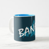 Tasse 2 Couleurs Montagnes Banff Alberta (Devant gauche)