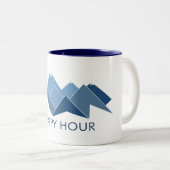 Tasse 2 Couleurs Montagnes Bonne Heure (Devant droit)