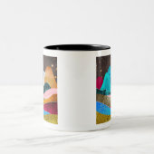 Tasse 2 Couleurs Montagnes de l'espace (Centre)