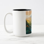 Tasse 2 Couleurs Montagnes et rivières  (Gauche)