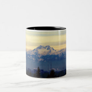 Tasse 2 Couleurs Montagnes olympiques de Sammamish