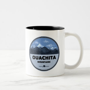 Tasse 2 Couleurs Montagnes Ouachita Arkansas Oklahoma Camping