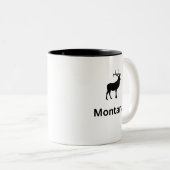 Tasse 2 Couleurs Montana Elk (Devant droit)