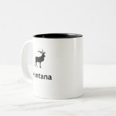 Tasse 2 Couleurs Montana Elk (Devant gauche)