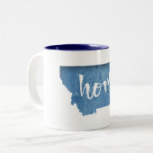 Tasse 2 Couleurs Montana Home Wood Grain (Devant gauche)