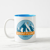 Tasse 2 Couleurs Monte Flume New Hampshire Stars Lune (Gauche)