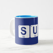 Tasse 2 Couleurs Montez le pédalo (Devant gauche)