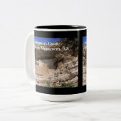 Tasse 2 Couleurs Montezuma's Castle National Monument (Devant gauche)
