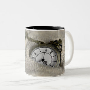 Tasse 2 Couleurs Montre de poche - Les sables du temps