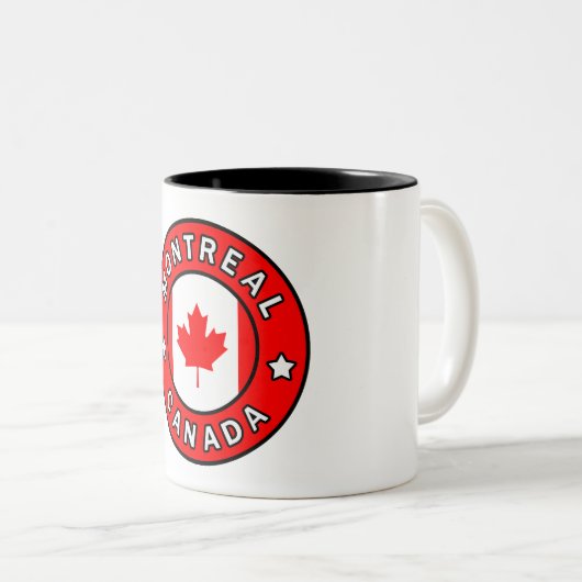 Tasse 2 Couleurs Montréal Canada (Devant droit)