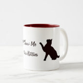 Tasse 2 Couleurs Montrez-Moi Vos Kitties (Devant droit)