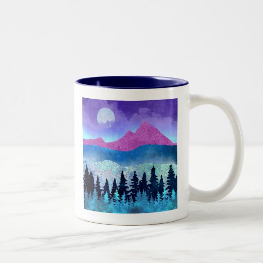 Tasse 2 Couleurs Monts Amethyst Mist (Droit)