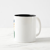 Tasse 2 Couleurs Monts Wasatch Alta Utah (Devant droit)